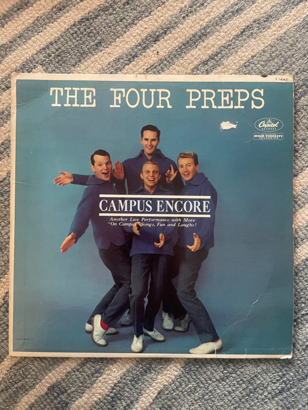 3/$30 The Four Preps "Campus Encore" Vintage Vinyl Album - 60s Pop